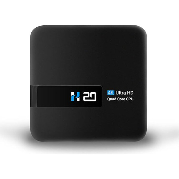 TV Box, H20 Android 10 0 TV Box, Smart TV Box RK3229 USB 2 0 Ultra HD 4K HDR HDR Android TV Box atbalsta ekrāna dublēšanu, 8GB RAM 128GB ROM Set Top TV Box