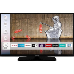 Techwood H32TS550S 32 collu TV/Smart TV (HD Ready, HDR, trīskāršais uztvērējs) - iekļauts 6 mēnešu HD+ [2023]