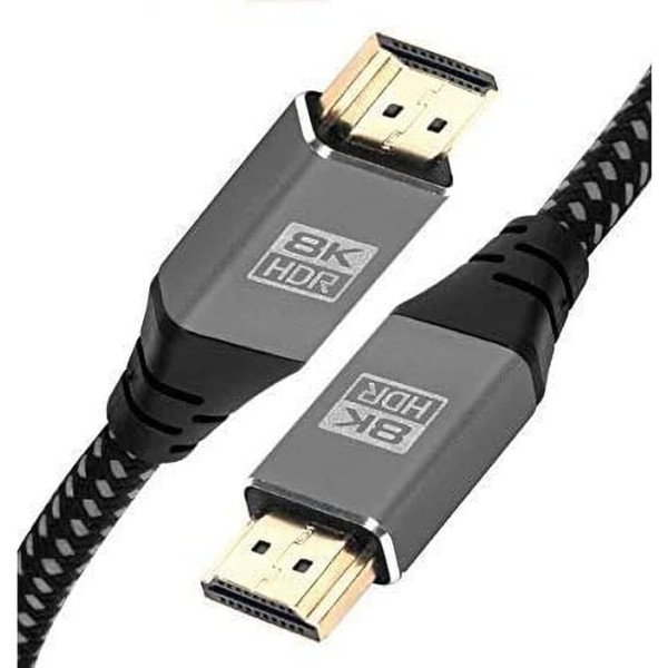 4K HDMI kabelis 5 m HDMI 2.0b kabelis 4K @ 60Hz High Speed 18Gbps Nylon Braided Gold-Plated Connectors ar Ethernet/Audio atgriešanās kanālu, saderīgs ar video 4K UHD 2160p, HD 1080p, 3D Xbox PS4 IBRA