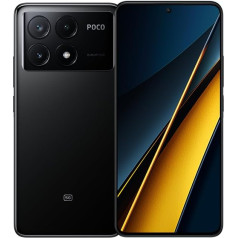 Xiaomi Poco X6 Pro viedtālrunis 12+512GB 4 nm procesors 64 MP trīskāršā kamera (melns)