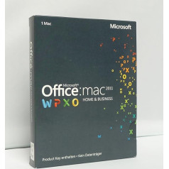 Microsoft Office Mac Home and Business 2011 - 1MAC (produkta atslēgas karte bez datu nesēju kartes)