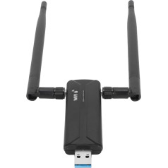 Topiky USB 3.0 WiFi 6E AX5400M WiFi адаптер для ПК, 802.11AX 3 Band 6G 5G 2.4G Dual 6dBi Antennas USB WiFi Dongle Network Adapter for Desktop PC Laptop for 11 10