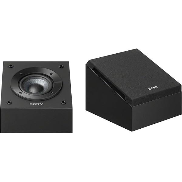 Sony SS-CSE atbalstītie skaļruņi Dolby Atmos atskaņošanai (piemēroti SS-CS5 un SS-CS8 skaļruņiem), melni