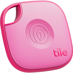 Tile by Life360 Mate (2024) - Bluetooth sekotājs, 1 gabala iepakojums (rozā perforators)