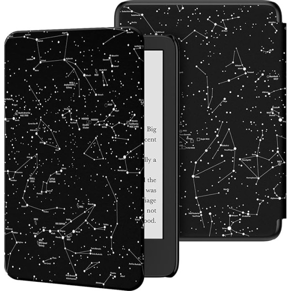 Ayotu Slim Case for the Brand New Kindle (11th Generation 2022) - krāsains PU ādas futrālis ar automātiskās modināšanas/miega režīmu - piemērots tikai 6