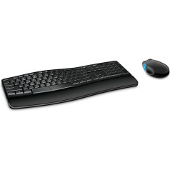 Microsoft Sculpt Comfort Desktop RF Wireless Italienisch Schwarz - tastaturen (Standard, Kabellos, RF Wireless, Schwarz, Maus enthalten)