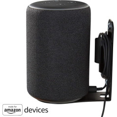 Izgatavots Amazon 2nd Gen Echo un 2nd Gen Echo Plus kronšteinam - melns