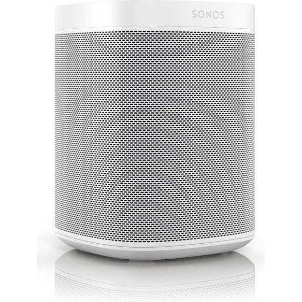 Sonos One Smart Speaker - inteliģentais WLAN skaļrunis ar Alexa balss vadību un AirPlay - Multiroom skaļrunis neierobežotai mūzikas straumēšanai Balts