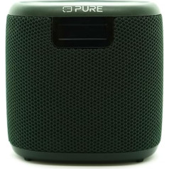 Pure Woodland Mini āra skaļrunis ar Bluetooth un DAB+/FM radio (ūdensizturīgs IP67, izturīgs, pārnēsājams, 14 h akumulators, ideāli piemērots dārzam un kempingam), zaļš