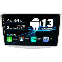 SXAUTO Android 12 IPS auto radio piemērots Passat B6 / B7 Magotan/CC (2010-2018) - Iebūvēts Carplay / Android Auto / DSP - LED kamera + MIC - 4G + 64G - DAB 360 kamera AHD SWC 4G Fast-Boot - 2 DIN 10.1