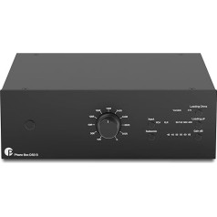 Pro-Ject DS3 B Phono Box Simetriska un diskrēta dubultā monofono fonofona fona iekārta, melna