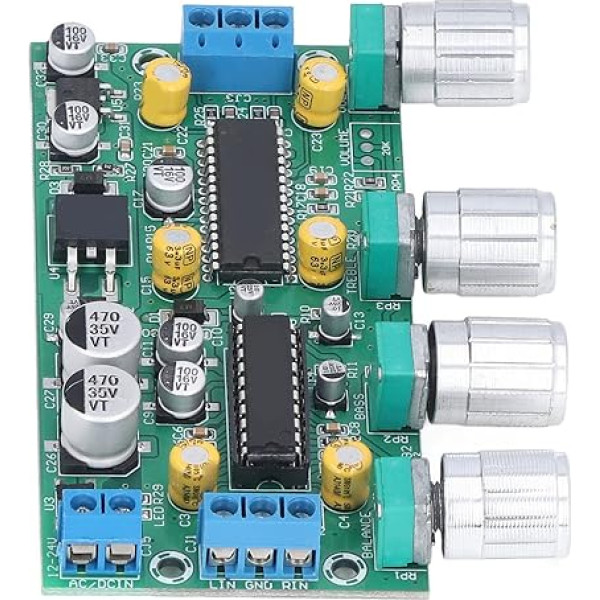 Pastiprinātāja skaņas skaņu plate Audio pastiprinātāja padome Preamp skaļuma regulēšanas padome Oriģinālais vara termināla jaudas pastiprinātāja modulis mājas pastiprinātājam