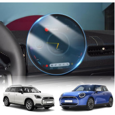 KUNGKIC 1 gabals Mini Cooper S U25 Countryman F65 F66 F67 J01/EV/E/SE Nano HD plēves navigācijas skārienekrāna aizsargs Vidējā konsoles ekrāna aizsargs 9H pret skrāpējumiem Aksesuāri