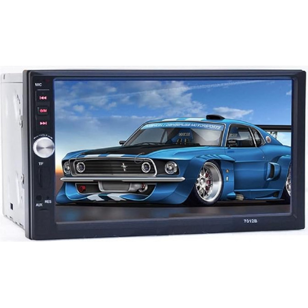 7 collu LCD skārienekrāna skārienekrāna auto radio atskaņotājs 7012B Bluetooth auto radio 2-DIN auto radio Stereo Mirror Link radio kasešu atskaņotājs