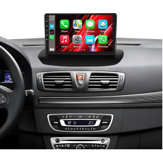 SIXWIN 2+64G Android 13 autoradio Renault Megane 3 2008-2014 ar Carplay/Android Car/Mirrorlink, 9 collu kapacitīvais skārienjūtīgais skārienjūtīgais ekrāns Atbalsta WiFi/GPS/FM/Bluetooth/SWC