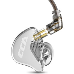 keephifi CCA CRA Wired In-Ear austiņas Monitori Austiņas ar 2 kontaktu noņemamu kabeli, īpaši plāna membrāna, dinamiskais draiveris, IEM, skaidra skaņa un dziļi basi, ar