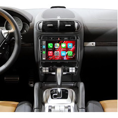 SIXWIN 4+64G Android 13 Carplay Android auto radio ar DSP Porsche Cayenne 9PA 2002-2010, 9 collu skārienjūtīgais ekrāns, 1280 x 720, ar GPS WiFi WiFi BT USB FM RDS Radio Mirror Link