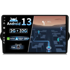 BXLIYER Android 12 IPS Auto Radio piemērots Fiat Egea Tipo (2015-2018) - Iebūvēts CarPlay Android Car - Bezmaksas atpakaļgaitas kamera - 2G + 32G - 9 collu 2 DIN - DAB stūres vadības WiFi Fast Boot