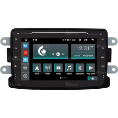 Personalizēts auto radio priekš Dacia Duster Android GPS Bluetooth Bluetooth WiFi USB DAB+ Touchscreen 7