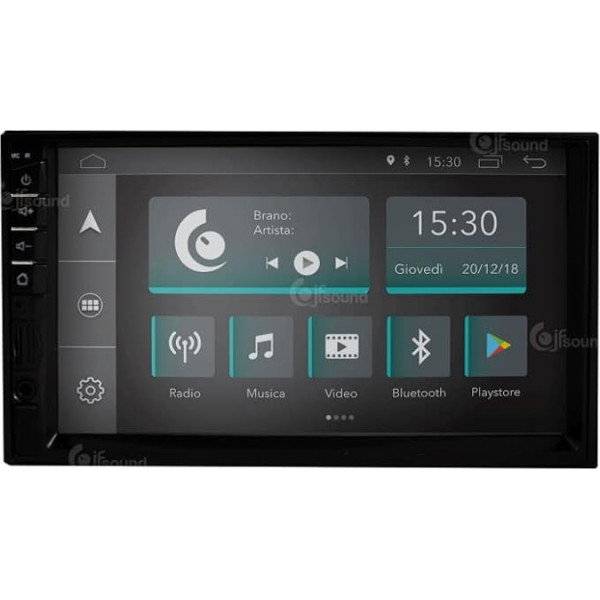 Universāls auto radio 2DIN Android GPS Bluetooth Bluetooth WiFi Dab USB Full HD skārienekrāns 7 collu Easyconnect