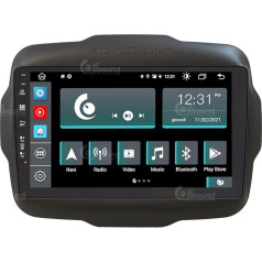 Costum Fit Automobiļu radio Jeep Renegade Android GPS Bluetooth Bluetooth WiFi Dab USB Full HD skārienjūtīgais ekrāns 9 collu Easyconnect