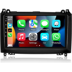 2+64G SIXWIN Android 13 Carplay Android auto radio Mercedes-Benz W169 W245 B160 B170 B180 B200 W639 Vito Viano W906 Sprinter, 9 collu skārienekrāns, 1280 x 720, ar GPS WiFi BT BT USB FM RDS DSP DSP