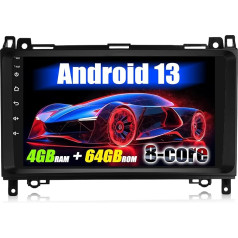 [8-core] SIXWIN 4+64G Android 13 Carplay Android auto radio Mercedes-Benz W169 W245 B160 W639 Vito Viano W906 Sprinter, 9 collu skārienjūtīgais ekrāns ar DSP GPS WiFi BT USB FM RDS Mirror Link + 32 joslu ekvalaizeris