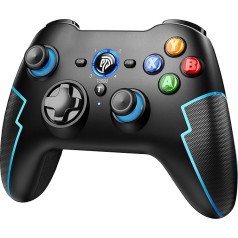 EasySMX PC Joystick - 2.4G bezvadu PS3 Gamepad spēļu kontrolieris - Dual Shock - Turbo PS3 / Android mobilajam tālrunim / planšetdatoram / personālajam datoram / TV vai TV pierīcei.