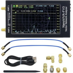 HamGeek NanoVNA-F V3 1MHz-6GHz vektoru tīkla analizators 4.3