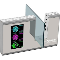 UV-Messgerät Digitales 182-Solarfilm-Transmissionsmessgerät mit UV-, IR- und sichtbarem Lichtdurchlässigkeitswert SHGC-Fensterenergiemessgerät Schnelle Messgeschwindigkeit