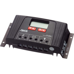 Steca Solarix 4040 Solar Charge Controller, 12/24 V DC, 40 A, LCD displejs, IP32, 5 V 1,5 A USB, iepakojumā 1 gab.