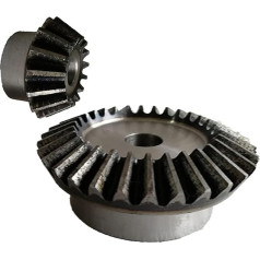 Durable 1: 3 bevel gear, 2 modules, 20 tooth hole 10 mm + 60 teeth, inner hole, 12 mm, 90 degree drive, commutation steel wheels (hole diameter: 10 mm with 12 mm, number of teeth: 20 teeth with 60