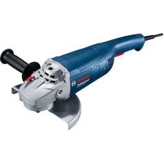 Bosch Professional Winkelschleifer GWS 20-230 J (inkl. Zweilochschlüssel, Aufnahmeflansch, Spannmutter, Abdeckschutz, Zusatzhandgriff)