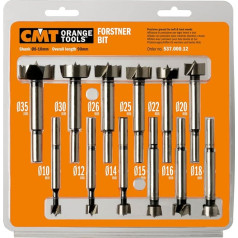 FORSTNER BITU KOMPLEKTS AR KORPUSU 12 GAB. HL S=8-10 RH 537.000.12