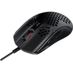 HyperX Pulsefire Haste Gaming Mouse - ultraviegla 59 g Honeycomb Shell Hex dizains HyperFlex kabelis Līdz 16 000 DPI, 6 programmējamas pogas