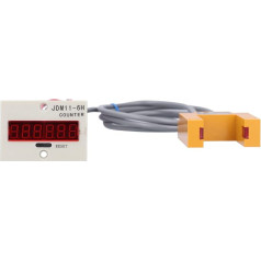 TICFOX Industrial Sensor Fictory Digital Display skaitītājs, elektroniskais industriālais sensors, automātiskais indukcijas mērītājs BEM-6H-30E4-CTAC36V, LCD ekrāns, 36V ieeja, kompakts dizains