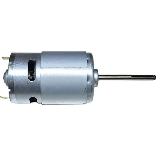 Turbo-Getriebemotor, Getriebemotor, Gleichstrommotor 775 Stummschaltmotor, Gleichstrommotor mit Kohlebürsten, DC24 V, lange Achse, D-Achse, Wellendurchmesser 5 mm, Motor mit mittlerer und niedriger Ge