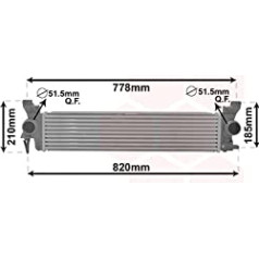 Van Wezel turbo dzesētāja starpdzesētājs 30014704