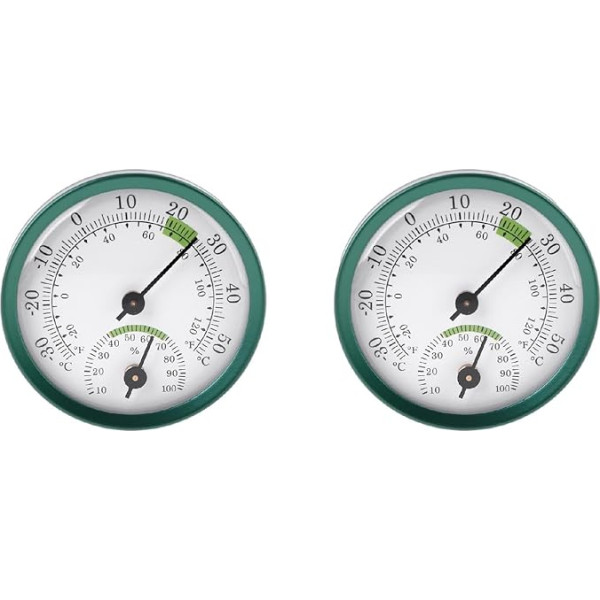 Haushalt Wandhalterung Hygrometer Mechanisch Keine Batterie Temperatur Luftfeuchtigkeitsmesser Gauge Wandhalterung Rund Luftfeuchtigkeitsmesser Luftfeuchtigkeitsmesser Hygrometer Wetterthermometer