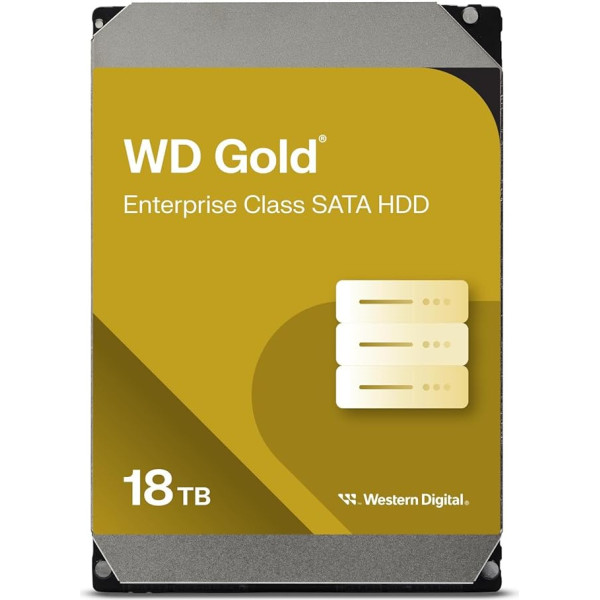 WD Gold™ 18 TB iekšējais cietais disks 8,9 cm (3,5