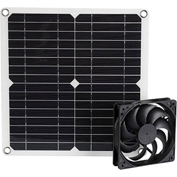 12W 16V saules enerģijas saules enerģijas ventilatora komplekts āra saules enerģijas paneļa bēniņu ventilatora ventilatora ventilācijas ierīce nojumei mājās