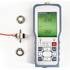 Dinamometrs, digitālais spēka mērītājs Push Pull Gau Dynamometer mit externem Lastzellensor, Peak/Track-Modus,Digitālais dinamometrs(Force Gauge-HB9)