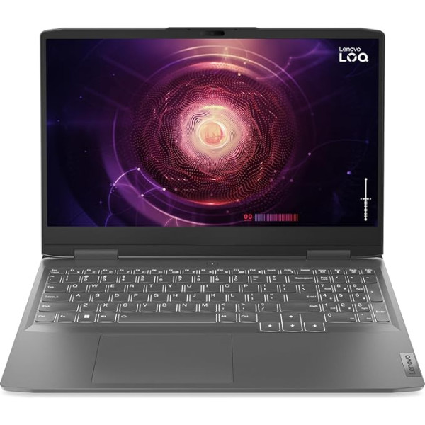 Lenovo LOQ spēļu klēpjdators | 16 collu WUXGA displejs | 144 Hz | AMD Ryzen 5 7640HS | 16 GB RAM | 512 GB SSD | NVIDIA GeForce RTX4060 TGP 115 W | G-Sync | Win11 Home | QWERTZ | Grey | 3 mēnešu Premium Care