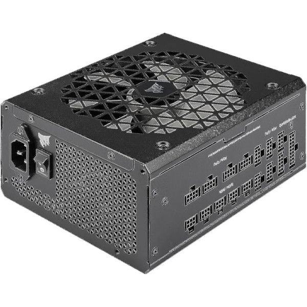 Corsair RM1200x SHIFT pilnībā modulārs ATX barošanas bloks - modulāra sānu saskarne - saderīgs ar ATX 3.0 un PCIe 5.0 - ventilatora režīms ar nulles apgriezieniem minūtē - kondensatori ar 105°C rādītāju