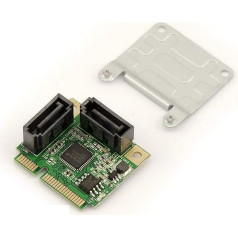 KALEA-INFORMATIQUE Vadības karte © Mini-PCI-EXPRESS (MiniPCIE Disc) - 2 porti SATA 3.0 kabelis (CHIPSET ASM1061R-RAID)