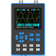 DSO2512G Portatīvais rokas divkanālu osciloskops ar 120M joslas platumu, 2,8