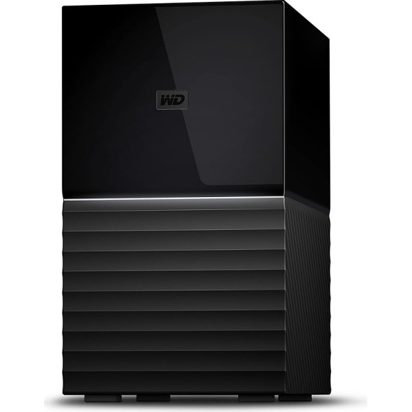 WD My Book Duo 36TB RAID galddatora datu nesējs (aizsardzība ar paroli, dublēšanas programmatūra, aparatūras šifrēšana, USB 3.0, gatavs lietošanai ar RAID-0), mehāniskais cietais disks