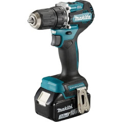 Makita DDF487RFE3 Akumulatora urbjmašīna 18 V - 3,0 Ah, akumulatori + lādētājs transportēšanas futrālī, benzīns, melns