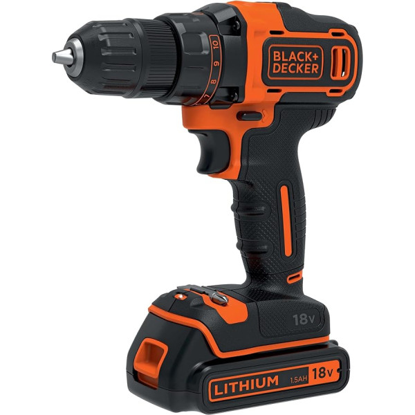 Black+Decker BDCDD186-QW 18V melns (3 gab.)