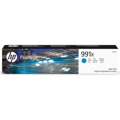 HP 991X didelio našumo žydros spalvos originalus PageWide dažiklis M0J90AE